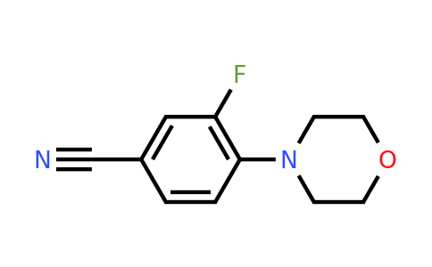CAS 588708-64-9 | 3-fluoro-4-(morpholin-4-yl)benzonitrile