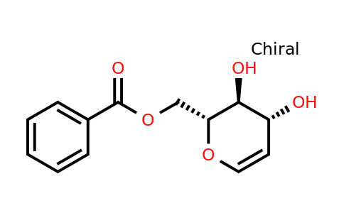 CAS 58871-05-9 | ((2R,3S,4R)-3,4-Dihydroxy-3,4-dihydro-2H-pyran-2-yl)methyl benzoate