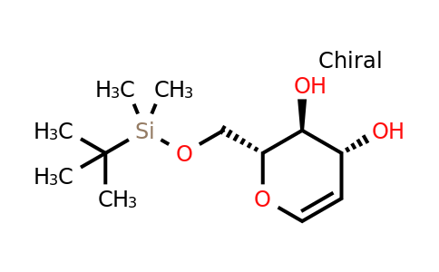 CAS 58871-09-3 | (2R,3S,4R)-2-(((tert-butyldimethylsilyl)oxy)methyl)-3,4-dihydro-2H-pyran-3,4-diol