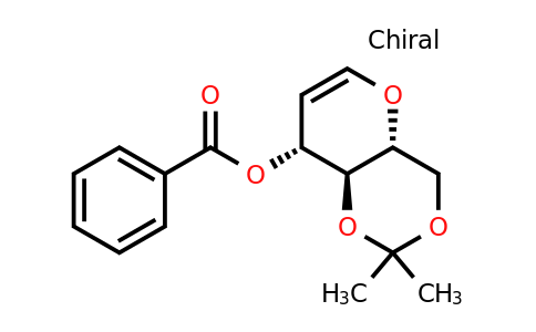 CAS 58871-20-8 | (4aR,8R,8aS)-2,2-dimethyl-4,4a,8,8a-tetrahydropyrano[3,2-d][1,3]dioxin-8-yl benzoate