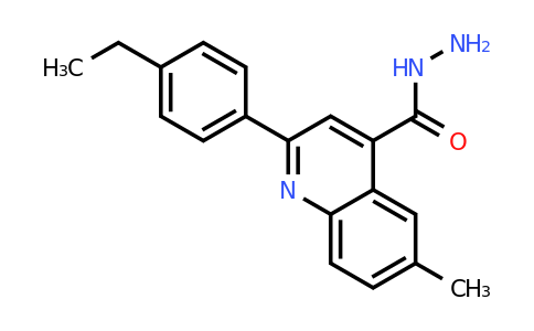 CAS 588715-41-7 | 2-(4-Ethylphenyl)-6-methylquinoline-4-carbohydrazide