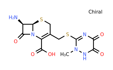 CAS 58909-56-1 | (6R,7R)-7-Amino-3-(((2-methyl-5,6-dioxo-1,2,5,6-tetrahydro-1,2,4-triazin-3-yl)thio)methyl)-8-oxo-5-thia-1-azabicyclo[4.2.0]oct-2-ene-2-carboxylic acid