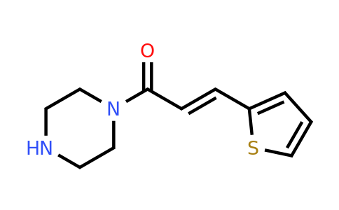 CAS 58955-26-3 | (2E)-1-(piperazin-1-yl)-3-(thiophen-2-yl)prop-2-en-1-one