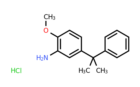 CAS 58999-69-2 | 2-Methoxy-5-(2-phenylpropan-2-yl)aniline hydrochloride