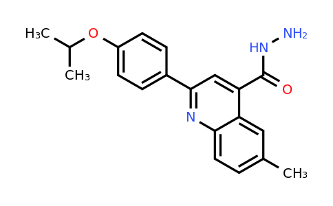 CAS 590355-38-7 | 2-(4-Isopropoxyphenyl)-6-methylquinoline-4-carbohydrazide