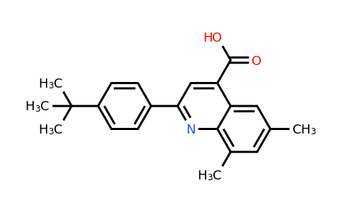 CAS 590356-79-9 | 2-(4-(tert-Butyl)phenyl)-6,8-dimethylquinoline-4-carboxylic acid