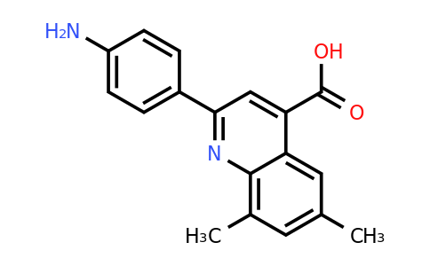 CAS 590357-65-6 | 2-(4-Aminophenyl)-6,8-dimethylquinoline-4-carboxylic acid