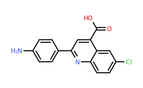 CAS 590357-66-7 | 2-(4-Aminophenyl)-6-chloroquinoline-4-carboxylic acid