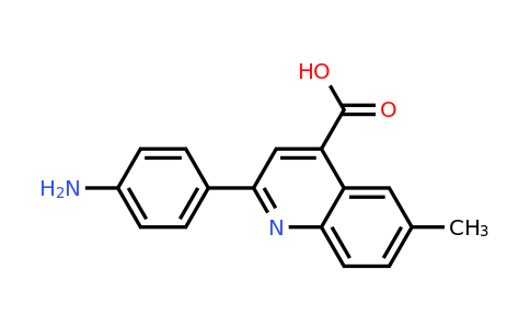 CAS 590357-67-8 | 2-(4-Aminophenyl)-6-methylquinoline-4-carboxylic acid