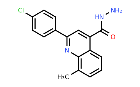 CAS 590359-89-0 | 2-(4-Chlorophenyl)-8-methylquinoline-4-carbohydrazide