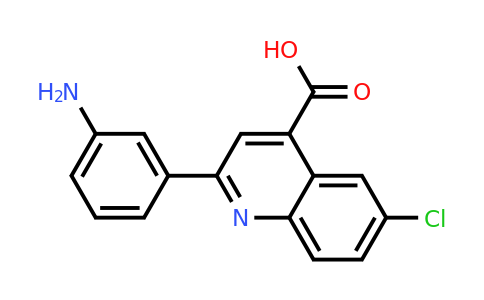 CAS 590359-91-4 | 2-(3-Aminophenyl)-6-chloroquinoline-4-carboxylic acid