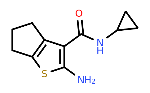 CAS 590360-10-4 | 2-Amino-N-cyclopropyl-5,6-dihydro-4H-cyclopenta[b]thiophene-3-carboxamide