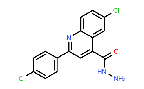CAS 590360-17-1 | 6-Chloro-2-(4-chlorophenyl)quinoline-4-carbohydrazide