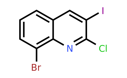 CAS 590371-88-3 | 8-Bromo-2-chloro-3-iodoquinoline