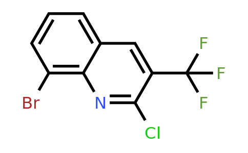 CAS 590372-03-5 | 8-Bromo-2-chloro-3-(trifluoromethyl)quinoline