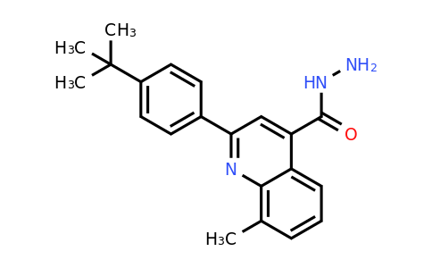 CAS 590376-22-0 | 2-(4-(tert-Butyl)phenyl)-8-methylquinoline-4-carbohydrazide