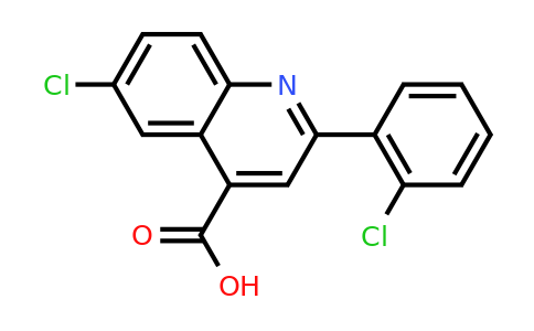 CAS 590376-91-3 | 6-Chloro-2-(2-chlorophenyl)quinoline-4-carboxylic acid