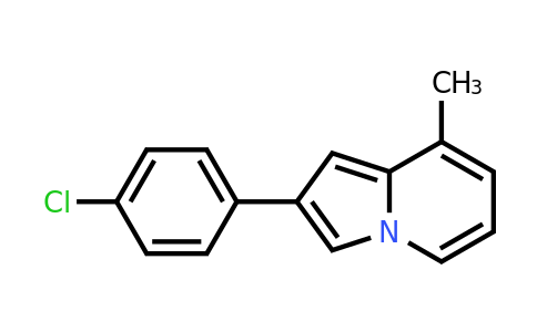 CAS 590395-46-3 | 2-(4-chlorophenyl)-8-methylindolizine