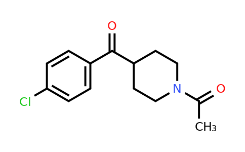CAS 59084-15-0 | 1-[4-(4-chlorobenzoyl)piperidin-1-yl]ethan-1-one
