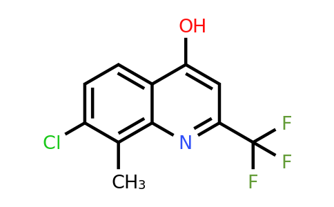 CAS 59108-10-0 | 7-Chloro-8-methyl-2-(trifluoromethyl)quinolin-4-ol