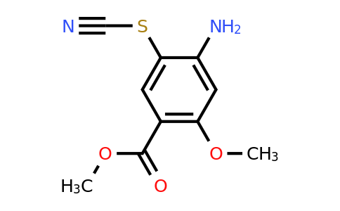 CAS 59168-56-8 | Methyl 4-amino-2-methoxy-5-thiocyanatobenzoate