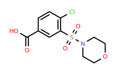 CAS 59210-65-0 | 4-chloro-3-(morpholine-4-sulfonyl)benzoic acid