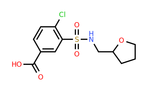 CAS 59210-70-7 | 4-chloro-3-{[(oxolan-2-yl)methyl]sulfamoyl}benzoic acid