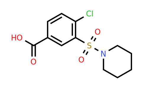 CAS 59210-74-1 | 4-chloro-3-(piperidine-1-sulfonyl)benzoic acid