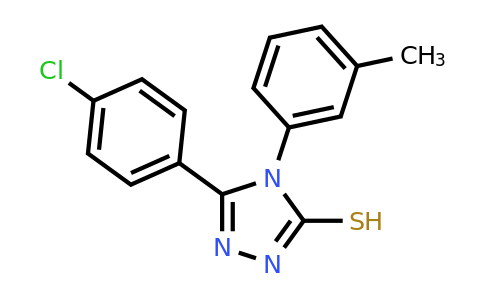 CAS 592537-79-6 | 5-(4-chlorophenyl)-4-(3-methylphenyl)-4H-1,2,4-triazole-3-thiol