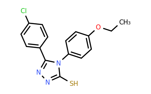 CAS 592537-85-4 | 5-(4-chlorophenyl)-4-(4-ethoxyphenyl)-4H-1,2,4-triazole-3-thiol