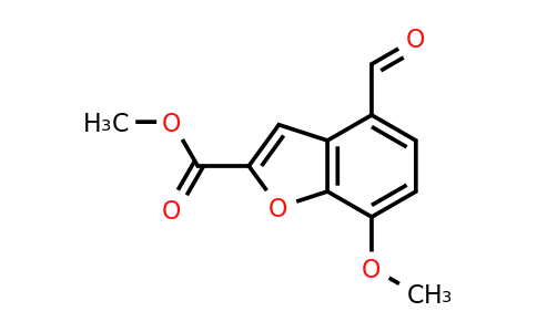 CAS 59254-16-9 | Methyl 4-formyl-7-methoxy-1-benzofuran-2-carboxylate