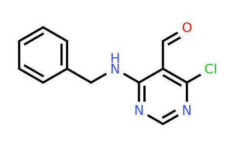 CAS 59311-82-9 | 4-(Benzylamino)-6-chloropyrimidine-5-carbaldehyde