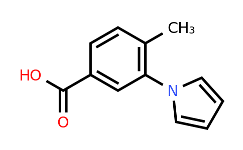 CAS 593272-75-4 | 4-Methyl-3-(1H-pyrrol-1-yl)benzoic acid