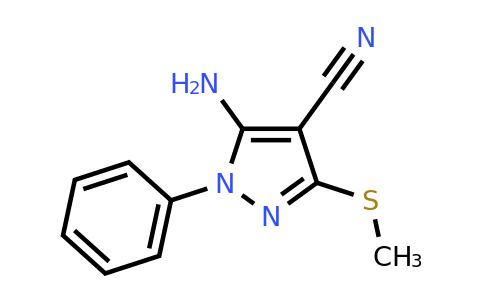 CAS 59334-11-1 | 5-amino-3-(methylsulfanyl)-1-phenyl-1H-pyrazole-4-carbonitrile