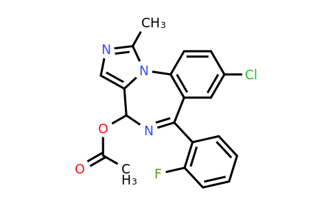 CAS 59468-84-7 | 4-Acetoxy-8-chloro-6-(2-fluorophenyl)-1-methyl-4H-imidazo[1,5-A][1,4]benzodiazepine