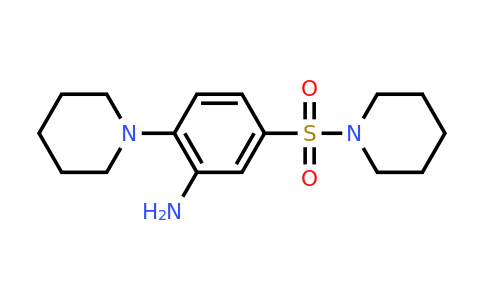 CAS 59504-48-2 | 2-(piperidin-1-yl)-5-(piperidine-1-sulfonyl)aniline