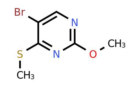 CAS 59549-52-9 | 5-Bromo-2-methoxy-4-(methylthio)pyrimidine