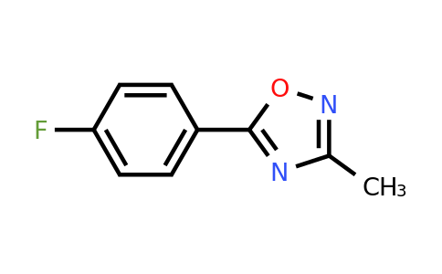 CAS 59562-68-4 | 5-(4-Fluoro-phenyl)-3-methyl-[1,2,4]oxadiazole
