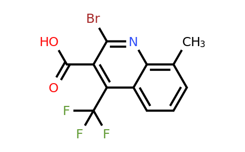 CAS 596845-52-2 | 2-Bromo-8-methyl-4-(trifluoromethyl)quinoline-3-carboxylic acid