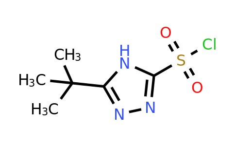 CAS 59689-65-5 | 5-tert-butyl-4H-1,2,4-triazole-3-sulfonyl chloride