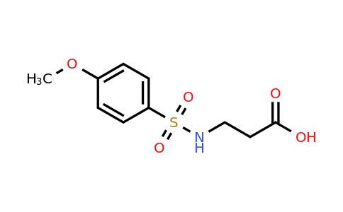 CAS 59724-72-0 | 3-(4-methoxybenzenesulfonamido)propanoic acid