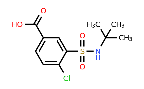 CAS 59815-50-8 | 3-(N-(tert-Butyl)sulfamoyl)-4-chlorobenzoic acid
