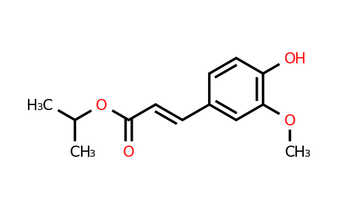 CAS 59831-94-6 | Isopropyl 3-(4-hydroxy-3-methoxyphenyl)acrylate