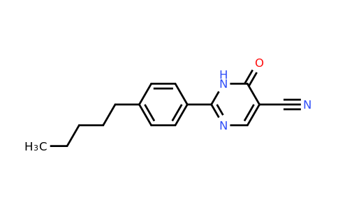 CAS 59855-62-8 | 6-Oxo-2-(4-pentylphenyl)-1,6-dihydropyrimidine-5-carbonitrile
