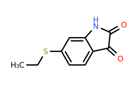 CAS 59868-38-1 | 6-(ethylsulfanyl)-2,3-dihydro-1H-indole-2,3-dione