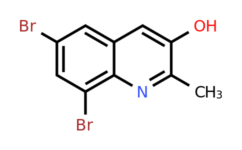 CAS 59869-01-1 | 6,8-Dibromo-2-methylquinolin-3-ol