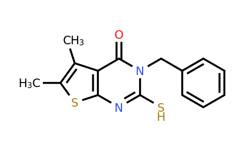 CAS 59898-63-4 | 3-benzyl-5,6-dimethyl-2-sulfanyl-3H,4H-thieno[2,3-d]pyrimidin-4-one