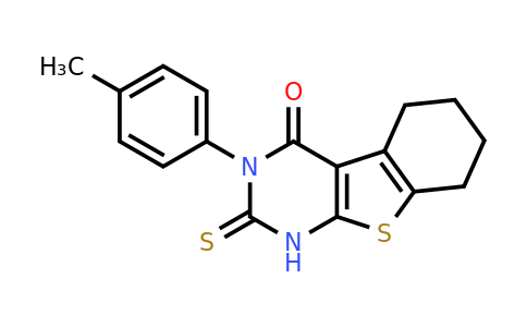 4-(4-methylphenyl)-5-sulfanyl-8-thia-4,6-diazatricyclo[7.4.0.0,2,7]trideca-1(9),2(7),5-trien-3-one