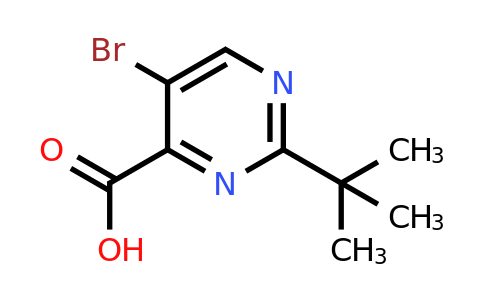 CAS 59950-52-6 | 5-Bromo-2-(tert-butyl)pyrimidine-4-carboxylic acid