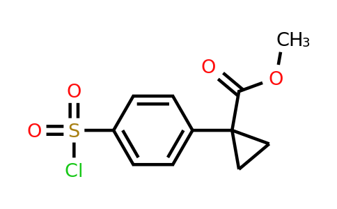 CAS 600134-92-7 | methyl 1-[4-(chlorosulfonyl)phenyl]cyclopropane-1-carboxylate